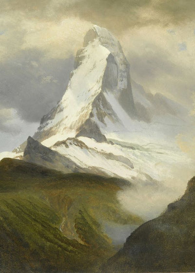 Albert Bierstadt Matterhorn painting Default Title