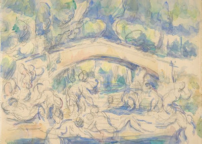 Paul Cezanne, Bathers by a Bridge Default Title