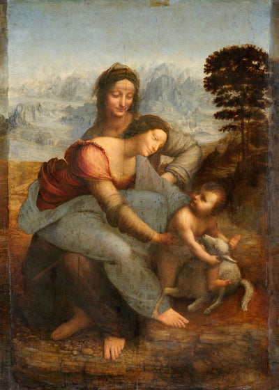 Leonardo Da Vinci Devica Sa Malim Isusom I Santa Ana Default Title
