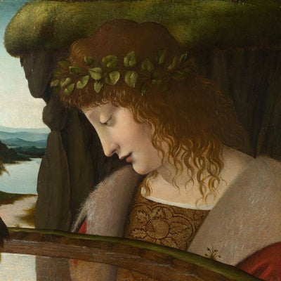 Leonardo Da Vinci, Narcissus painting Default Title