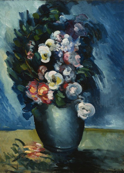 Maurice De Vlaminck Vase With Flowers painting Default Title