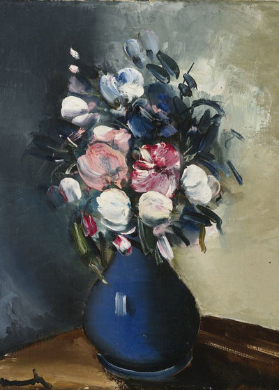 Maurice De Vlaminck Vase With Flowers art Default Title