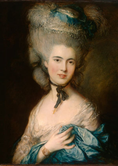 Gainsborough Thomas A Woman in Blue Default Title