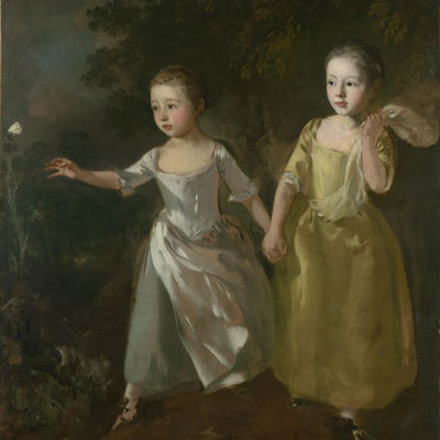 Thomas Gainsborough, The Painter's Daughters chasing a Butterfly Default Title