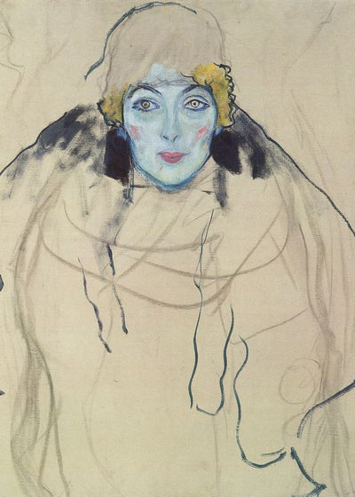 Gustav Klimt Damenbildnis en Face Default Title