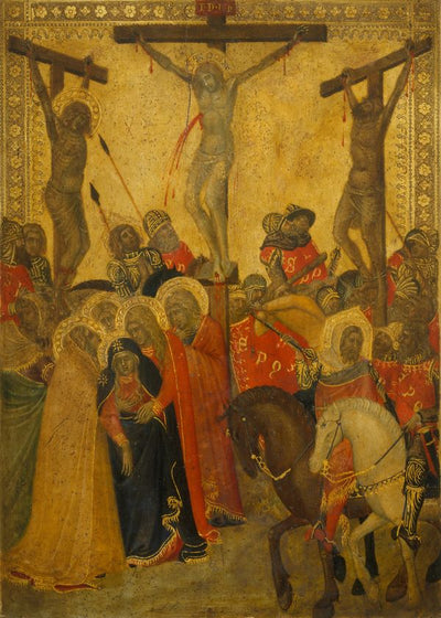 Pietro Lorenzetti Crucifixion painting Default Title