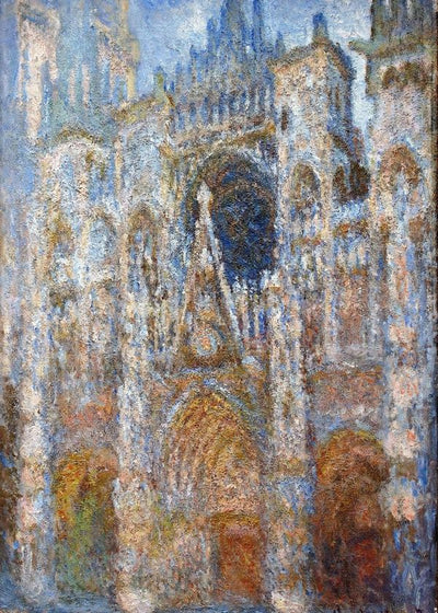Claude Monet Rouen Cathedral Magic In Blue 1894 Default Title