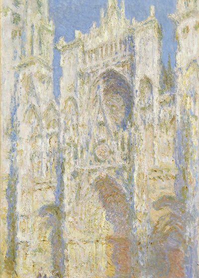 Claude Monet Rouen Cathedral West Facade Sunlight 1894 Default Title