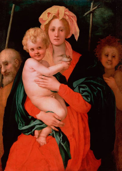 Pontormo Jacopo da The Virgin and Child with St Joseph and John the Baptist Default Title