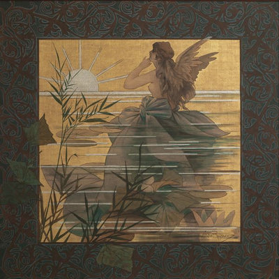 Riquer i Ynglada, Alexandre de, Composition with winged nymph dawn Default Title