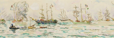 Paul Victor Jules Signac, Boats At Saint Malo, 1928 Default Title