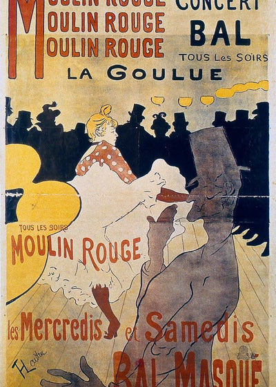 Henri De Toulouse Lautrec Moulin Rouge painting Default Title
