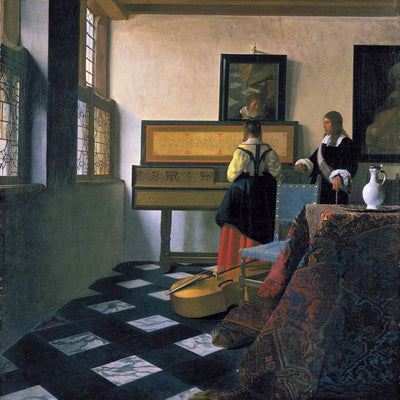 Jan Vermeer Van Delft, Lady And Gentleman At Virdzhinala Default Title