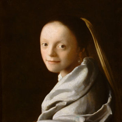 Jan Vermeer Van Delft, Portrait Of A Young Woman Default Title