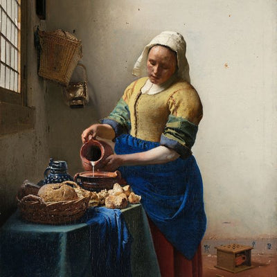 Jan Vermeer Van Delft, The Maid With A Jug Of Milk Default Title