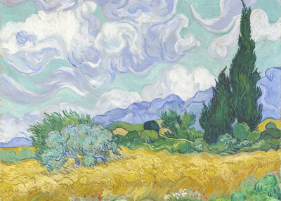 Vincent Van Gogh, A Wheatfield, With Cypresses Default Title