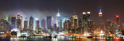 Njujork grad svetlost panorama Default Title