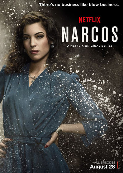 Narcos crni filmski plakat Default Title