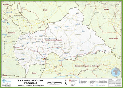 Mapa Afrike zuta Default Title