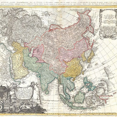 Mape Azije sa granicama Default Title