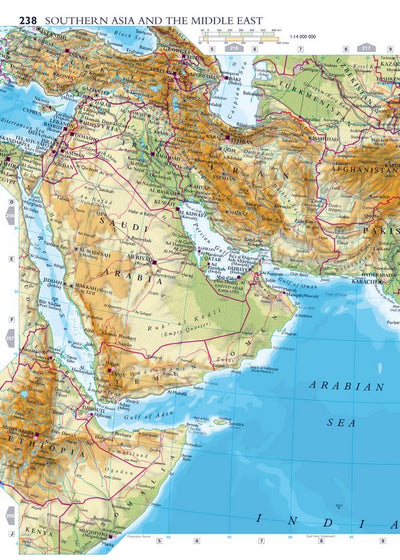 Mape Saudia Arabia atlas Default Title