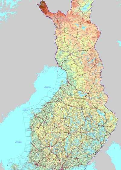 Mape Finska ekonomska mapa Default Title