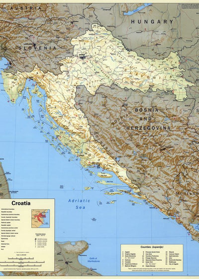 Mape Hrvatska administrativna Default Title