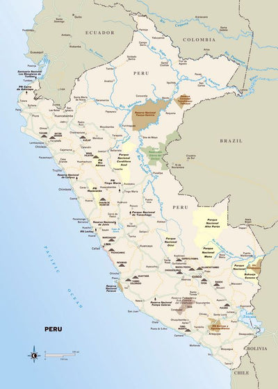 Mape Peru detaljna Default Title