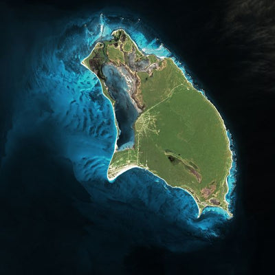 Mape Barbuda satelitska Default Title