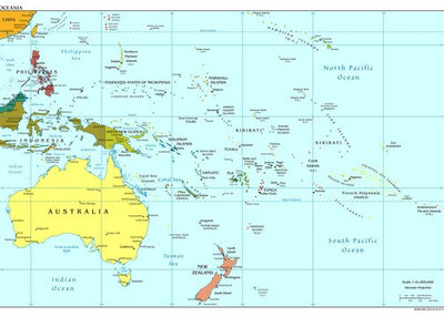 Mape Okeanija i arhipelag Default Title
