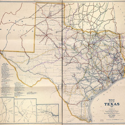Mape Teksas iz dvadesetog veka Default Title