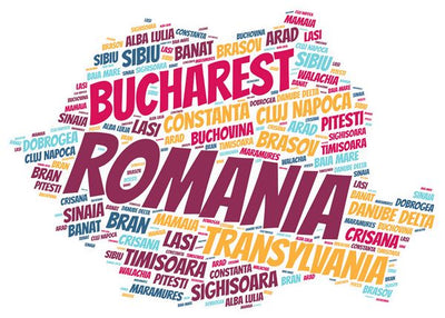 Rumunija karta Default Title