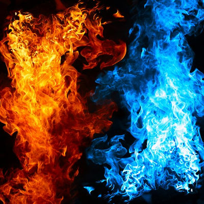 Vatra i eksplozije plavi i narandzasti plamen Default Title