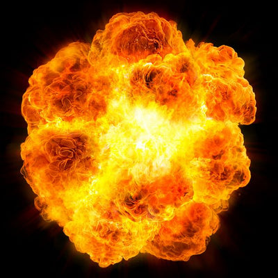 Vatra i eksplozije zute boje Default Title