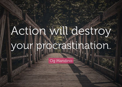 Action will destroy your procrastination Default Title