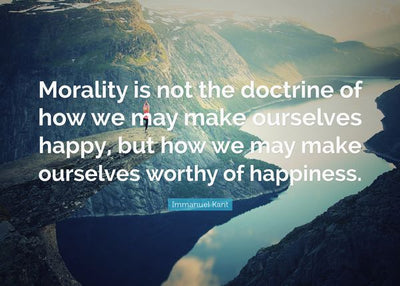 Morality is not the doctrine Default Title