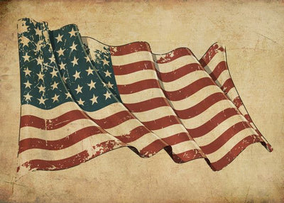 Zastava Amerike vintage Default Title