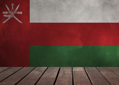 Zastava Omana i drvena podloga Default Title