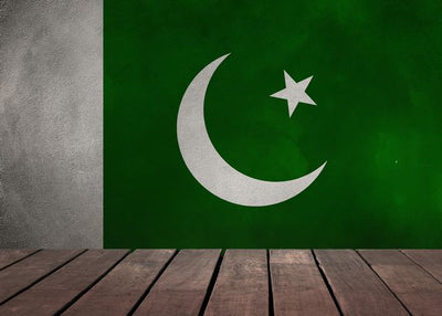 Zastava Pakistana i drvena podloga Default Title