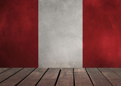 Zastava Perua i drvena podloga Default Title