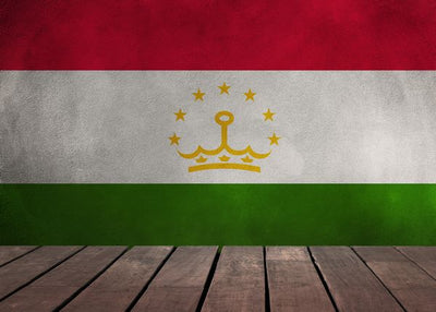 Zastava Tadzikistana i drvena podloga Default Title