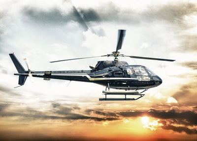 Helikopteri fotografije i sunce i oblaci Default Title