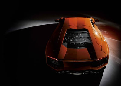 Lamborghini narandzasti u mraku Default Title