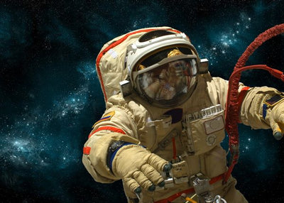 Astronauti i plava pozadina Default Title