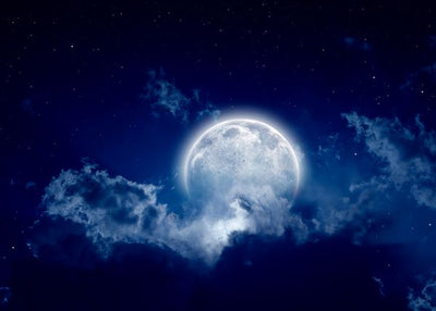 Mesec plavi oblaci Default Title