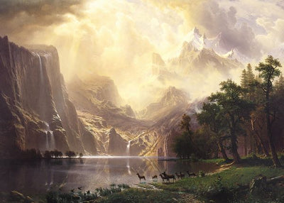 Albert Bierstadt, Among the Sierra Nevada Mountains Default Title