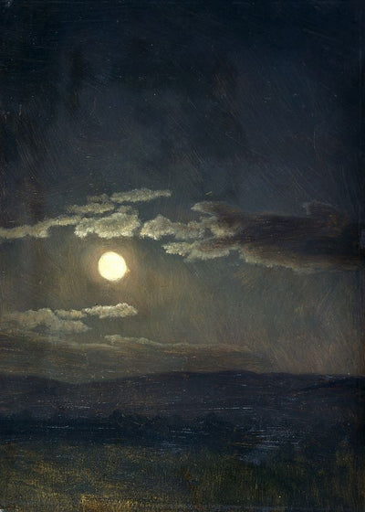 Albert Bierstadt Cloud Study Moonlight Default Title