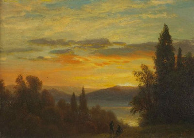 Albert Bierstadt, On the Hudson River Near Irvington Default Title