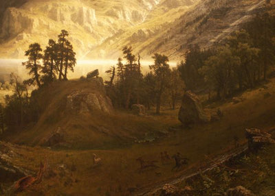 Albert Bierstadt, A Storm in the Rocky Mountains Default Title