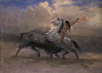 Albert Bierstadt, Sketch for The Last of the Buffalo Default Title